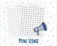 Announcement - Megaphone - Public Speaking - Doodle Icon-Sticker