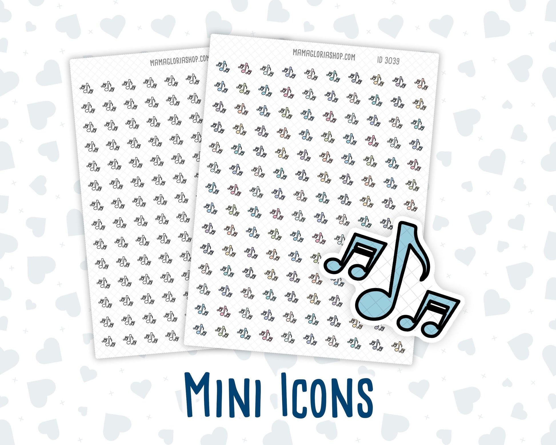 Music Notes - Music Practice - Doodle Icon-Sticker