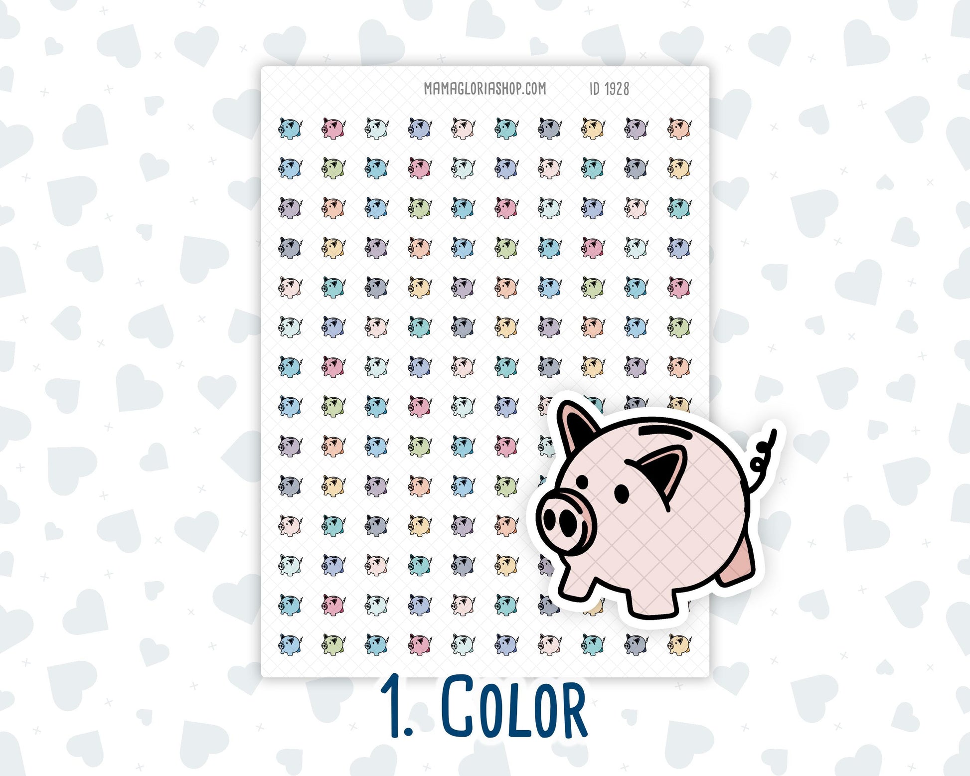 Piggy Bank - Savings Tracker - Budgeting - Doodle Icon-Sticker