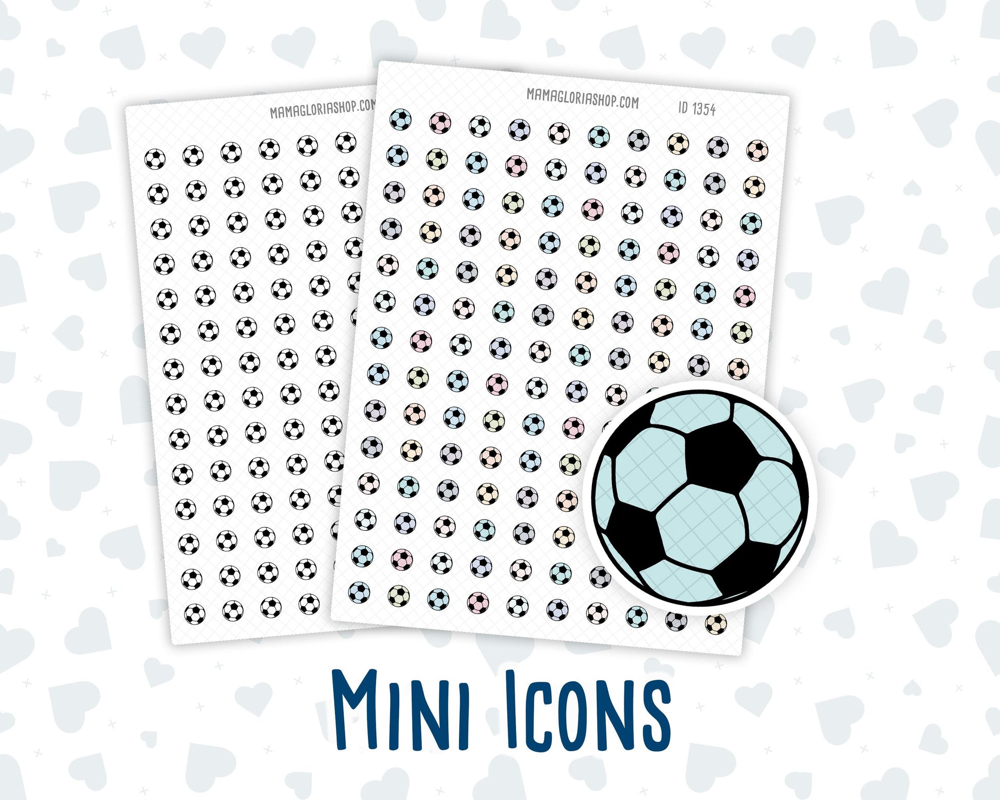 Soccer Ball - Football - Soccer Game - Doodle Icon-Sticker