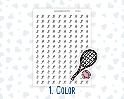 Tennis Racket - Tennis Game - Doodle Icon-Sticker