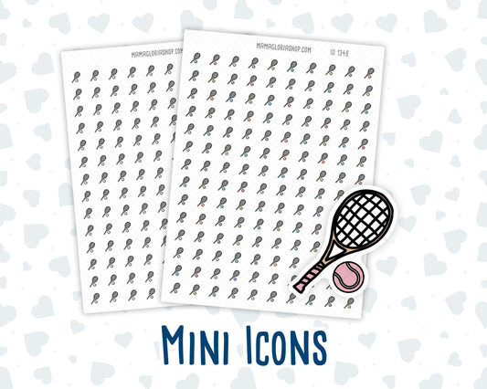 Tennis Racket - Tennis Game - Doodle Icon-Sticker