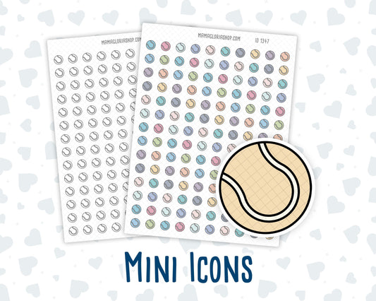 Tennis Ball - Sports - Doodle Icon-Sticker