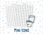 Toilet Cleaning - Bathroom Chore - Doodle Icon-Sticker