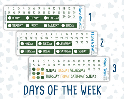 Kit 0208 Add Ons - Shamrock Lane - March- Planner Stickers - Kit