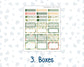 EC 8.5x11 Monthly - Kit 0208- Shamrock Lane - March- For Erin Condren Planners