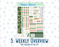 Kit 0208- A5 Daily Duo - Shamrock Lane - March -Planner