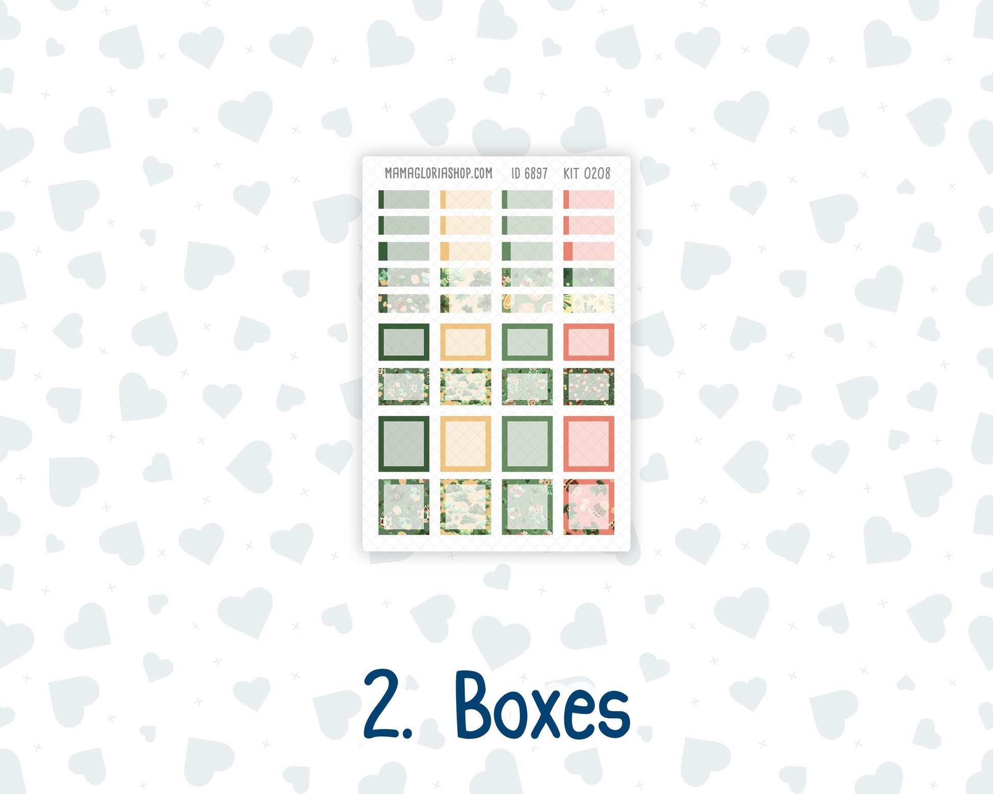 Kit 0208 Laurel Denise Mini Size – Monthly - Shamrock Lane - March