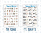 Kit 0209 Add Ons - Forest Friends - March- Planner Stickers - Kit