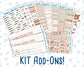 Kit 0209 Add Ons - Forest Friends - March- Planner Stickers - Kit