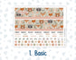 EC 8.5x11 Monthly - Kit 0209- Forest Friends- March- For Erin Condren Planners