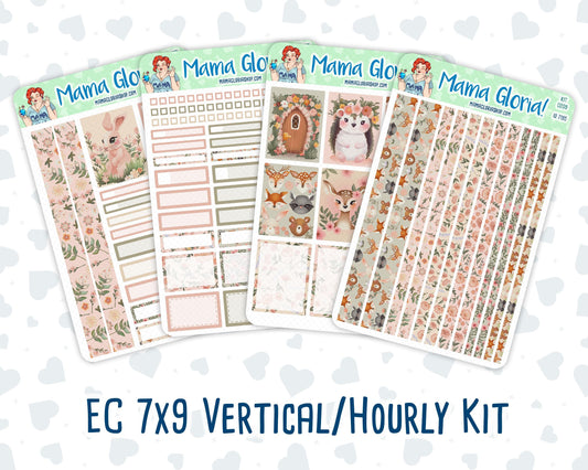 Kit 0209- 7x9 - Forest Friends- March- Weekly Kit For Planners