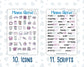 Kit 0210 Add Ons - Paris Dream - March- Planner Stickers - Kit