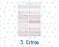 Kit 0210 A5 Plum Paper Daily - Paris Dream - Planner -March