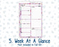 Kit 0210 A5 Plum Paper Daily - Paris Dream - Planner -March