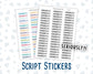 Seriously?! - Script Stickers For Planners - Headers