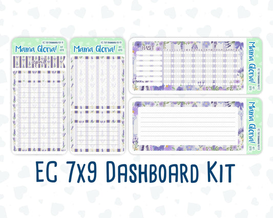 Kit 0213- 7x9 - Provence - April- Notes Pages - Dashboard Kit - Productivity Page