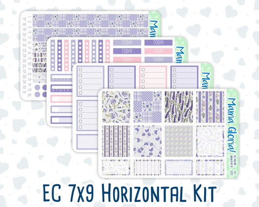 Kit 0213-7x9 - Provence- Weekly Kit For EC Horizontal Planners - April