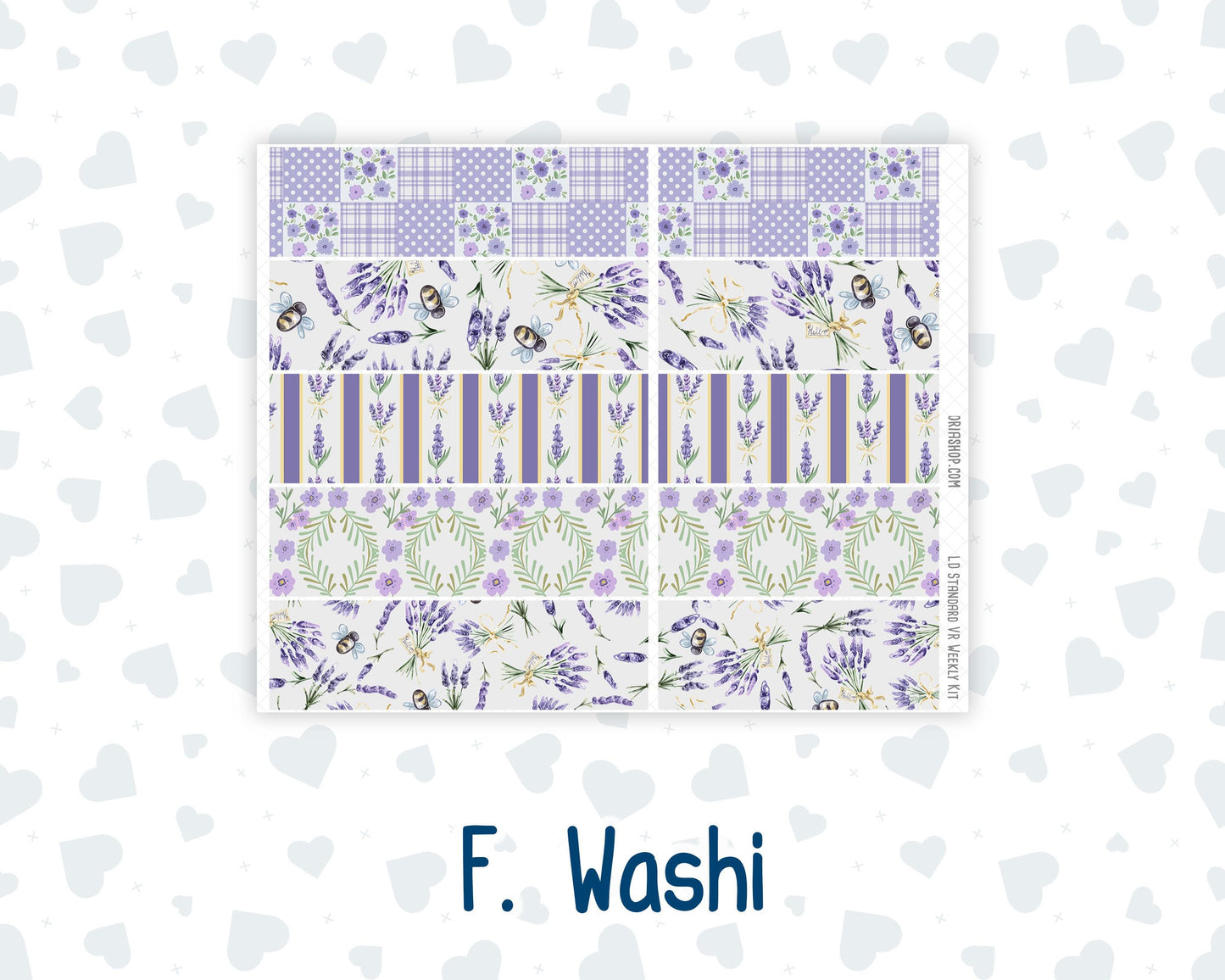 Kit 0213 Laurel Denise Standard Size – Weekly - Vertical Layout - Provence - April