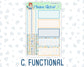 Kit 0215- 7x9 Daily Duo - Easter Morning- April - Planner