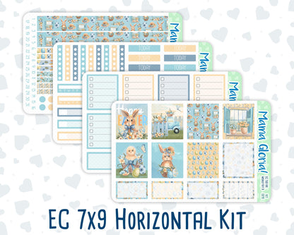 Kit 0215 -7x9 - Easter Morning - Weekly Kit For EC Horizontal Planners - April