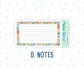 Kit 0215- A5 - Easter Morning- April- Notes Pages - Dashboard Kit - Productivity Page