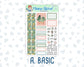 Kit 0212- 1.5" - Prickly And Pretty - April - Weekly Kit For Vertical and Hourly Planners