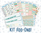 Kit 0214 Add Ons - Rooted In Spring - April- Planner Stickers - Kit