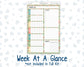 Kit 0214 A5 Plum Paper Daily - Rooted In Spring- Planner -April