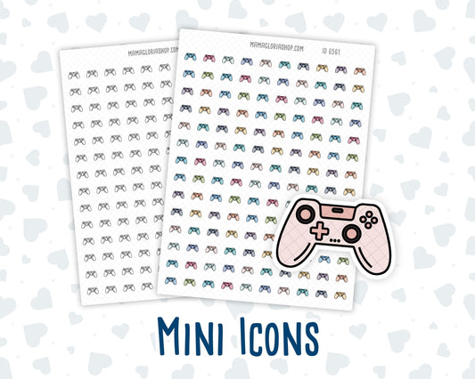 Game Controller - Gaming - Video Game - Console - Doodle Icon-Sticker