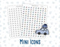 Road Trip Car - Travel - Family - Adventure - Doodle Icon-Sticker