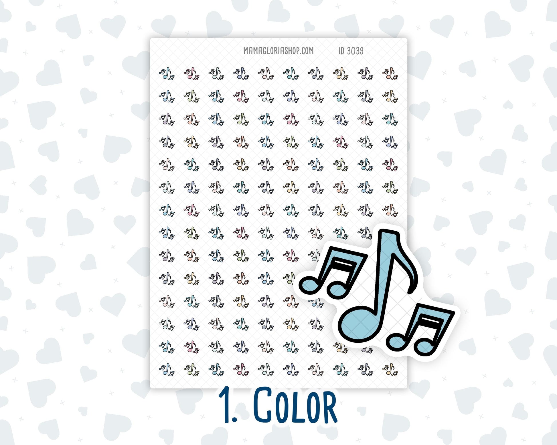 Music Notes - Music Practice - Doodle Icon-Sticker