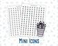 Stationery - Pencils in Cup - Desk Organizer - Doodle Icon-Sticker