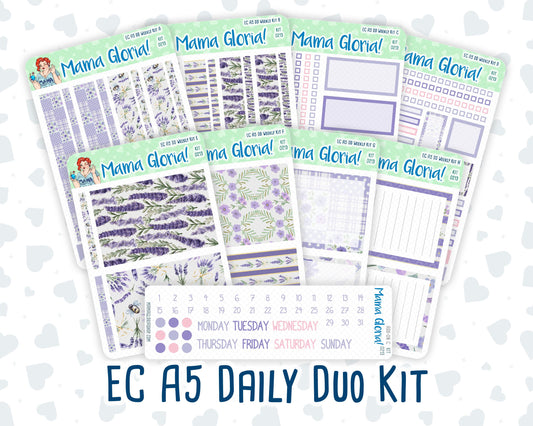 Kit 0213- A5 Daily Duo - Provence -April -Planner