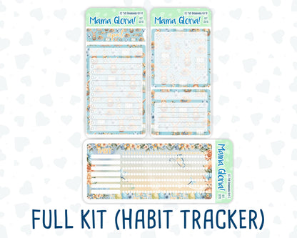 Kit 0215- 7x9 - Easter Morning- April- Notes Pages - Dashboard Kit - Productivity Page