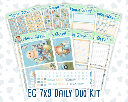 Kit 0215- 7x9 Daily Duo - Easter Morning- April - Planner