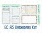 Kit 0215- A5 - Easter Morning- April- Notes Pages - Dashboard Kit - Productivity Page