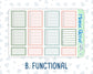 Kit 0212-7x9 - Prickly And Pretty - Weekly Kit For EC Horizontal Planners - April