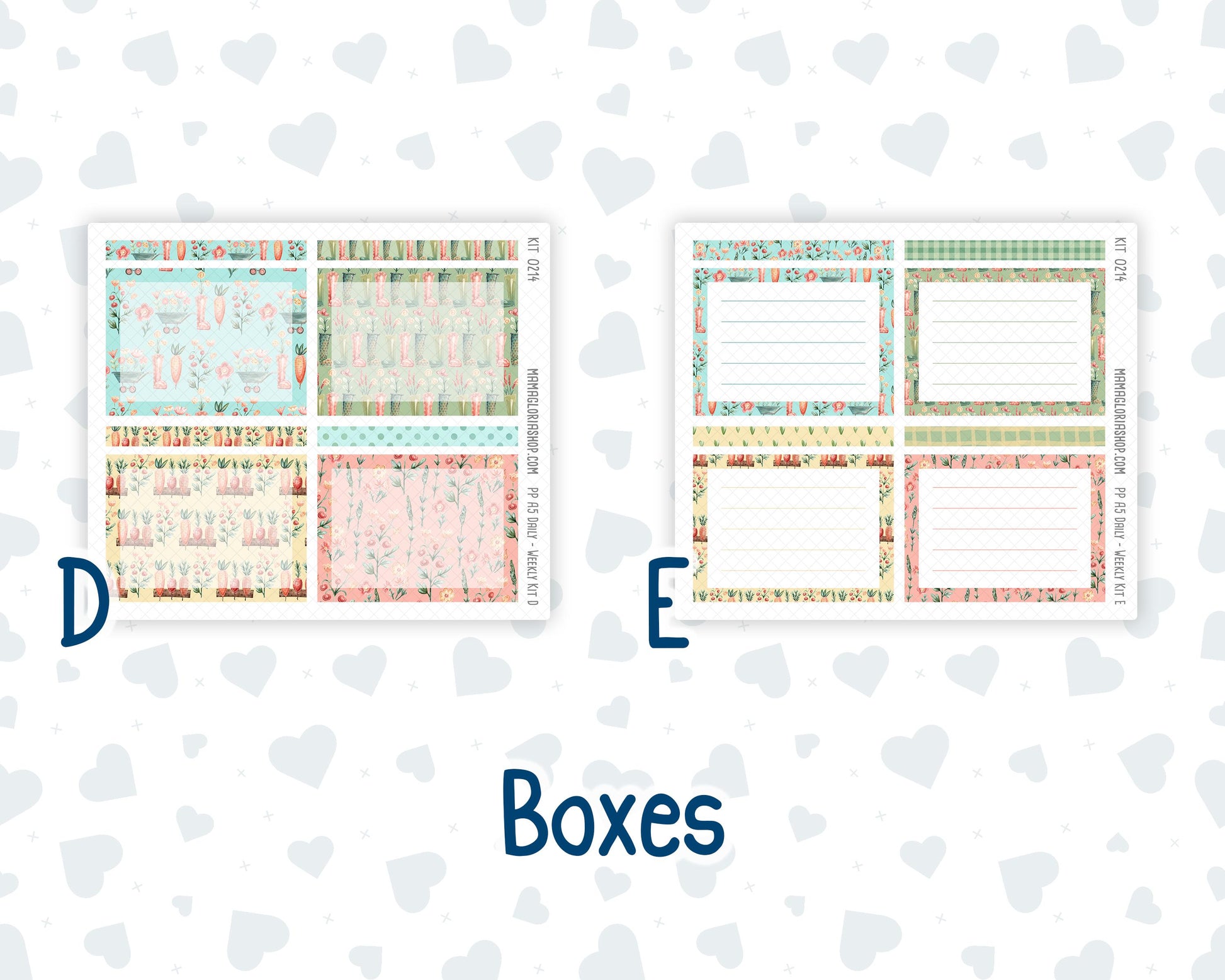 Kit 0214 A5 Plum Paper Daily - Rooted In Spring- Planner -April