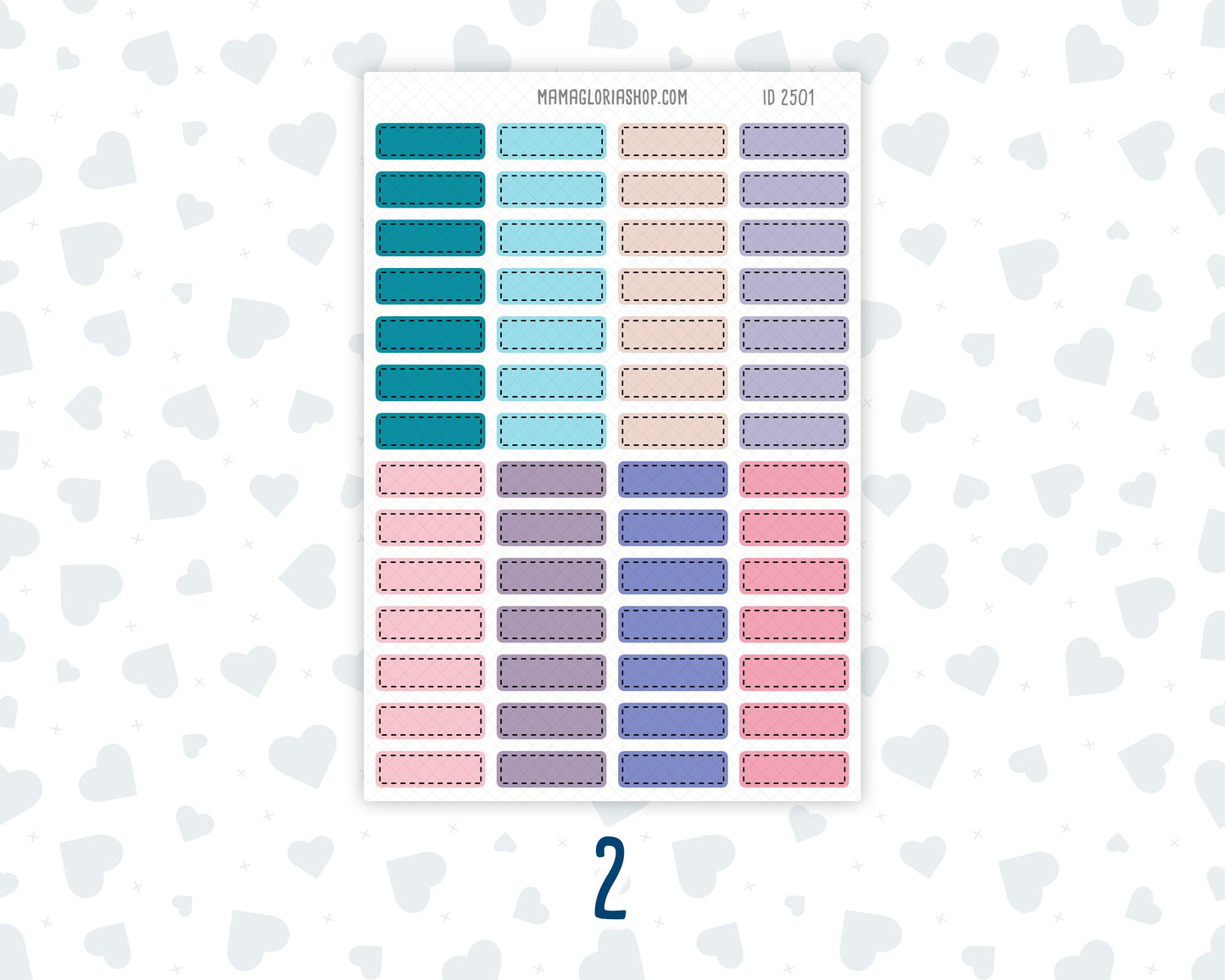 Color Pop 1 Inch Labels Sticker Sheet | Functional Planner Labels | Weekly Planner Stickers | Small Box Stickers