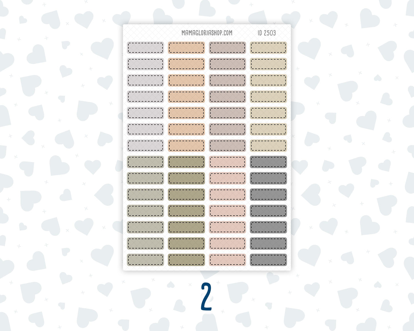 Wild Sage & Muted Slate 1 Inch Labels Sticker Sheet | Functional Planner Labels | Weekly Planner Stickers | Small Box Stickers