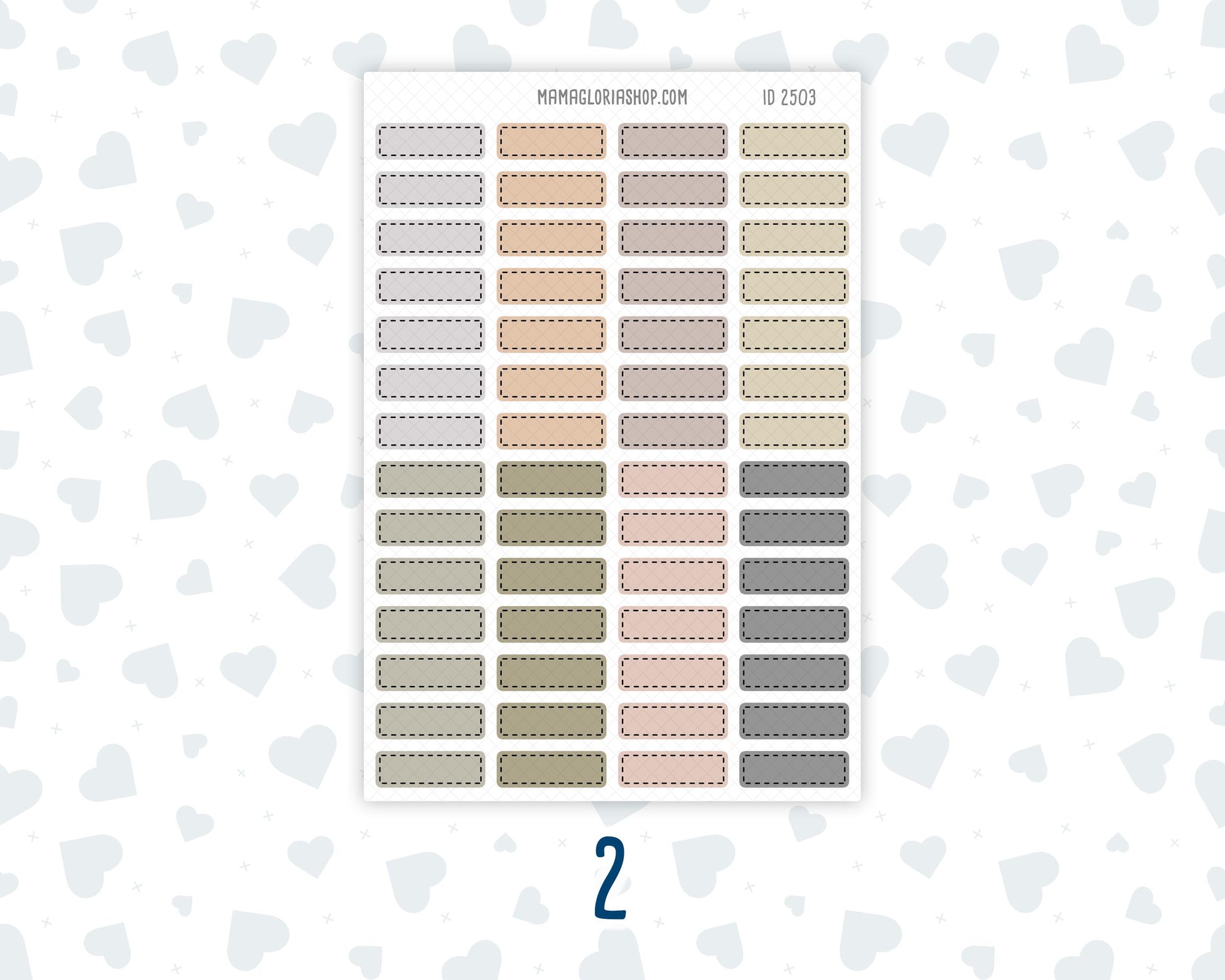 Wild Sage & Muted Slate 1 Inch Labels Sticker Sheet | Functional Planner Labels | Weekly Planner Stickers | Small Box Stickers