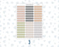 Wild Sage & Muted Slate 1.5 Inch Labels Sticker Sheet | Vertical Planner Stickers | Weekly Planner Labels | Functional Planner Stickers