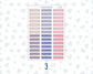 Color Pop 1.3 Inch Banners Sticker Sheet | Planner Flag Stickers | Functional Planner Stickers | Weekly Planner Labels