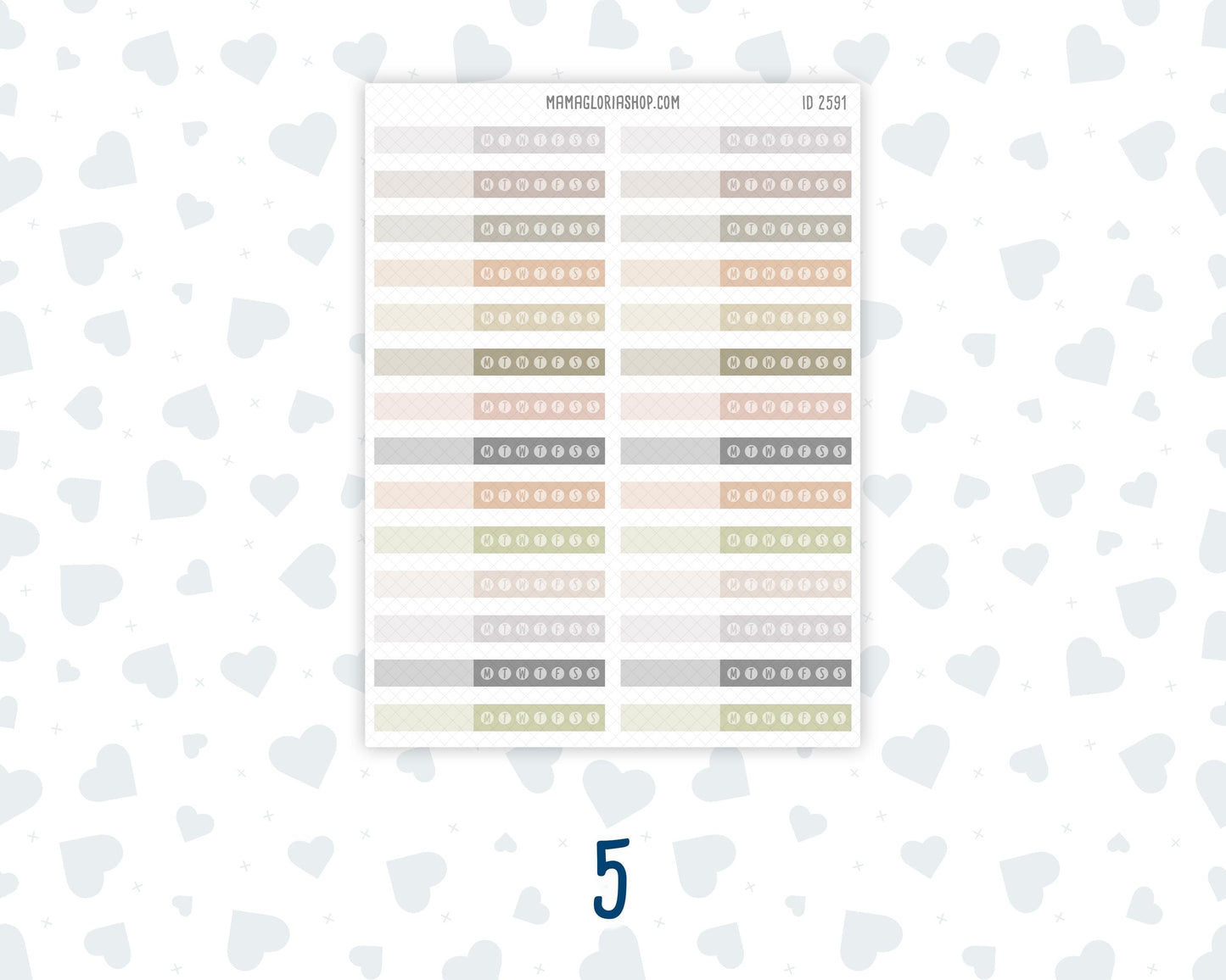 Hobonichi Weeks Weekly Tracker Stickers | Habit Tracker Stickers | Functional Planner Stickers | Weekly Checklist