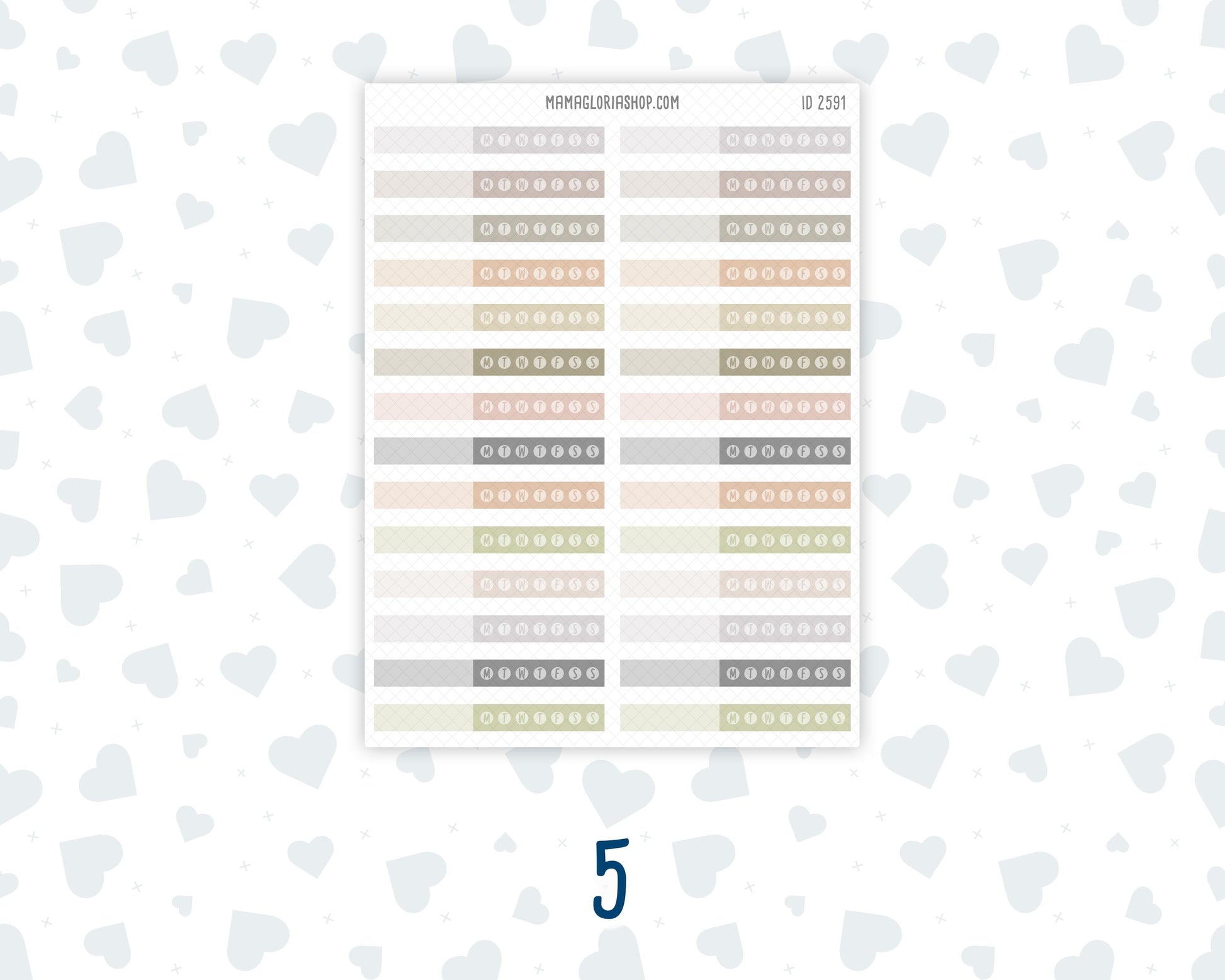 Hobonichi Weeks Weekly Tracker Stickers | Habit Tracker Stickers | Functional Planner Stickers | Weekly Checklist