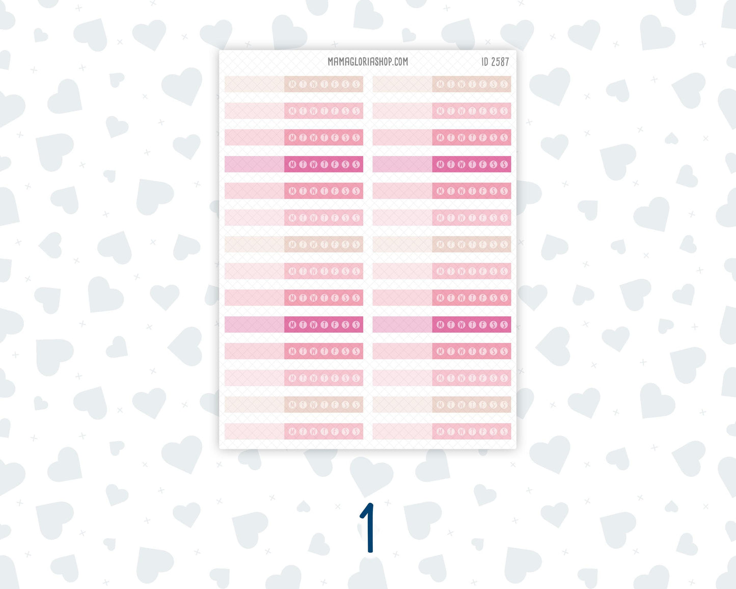 Hobonichi Weeks Weekly Tracker Stickers | Habit Tracker Stickers | Functional Planner Stickers | Weekly Checklist