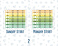 Hobonichi Cousin Monthly Day Headers | A5 Monthly Planner Stickers | Functional Planner Stickers | Month View Labels