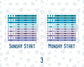 Hobonichi Cousin Monthly Day Headers | A5 Monthly Planner Stickers | Functional Planner Stickers | Month View Labels