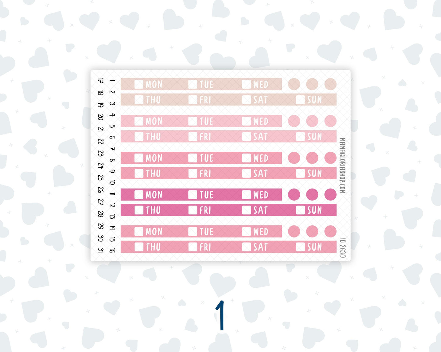Hobonichi Cousin Weekly Date Covers | A5 Weekly Date Stickers | Hobonichi Cousin Weekly Headers | Functional Planner Stickers